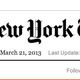 New York Times current